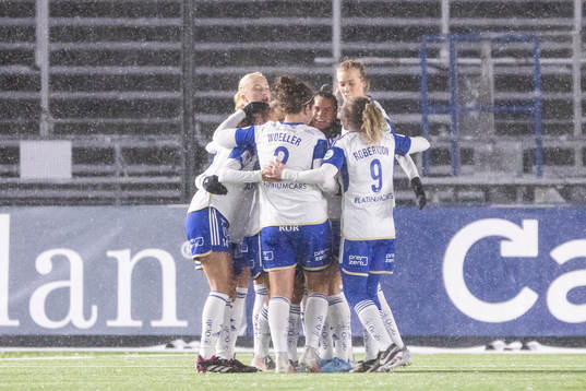 IFK Norrköpings spelare jublar