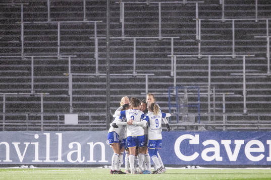 IFK Norrköpings spelare jublar