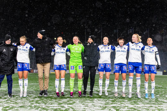 IFK Norrköpings spelare jublar
