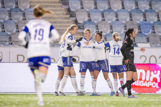 IFK Norrköpings spelare jublar
