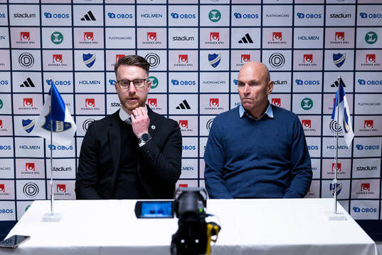 Växjös tränare Olof Unogård och IFK Norrköpings
