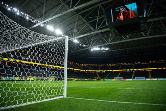 General interior view over Friends Arena