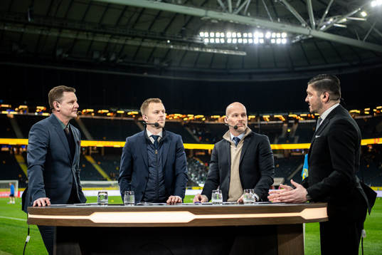 Niklas Jihde, Sebastian Larsson, Fredrik Ljungberg and