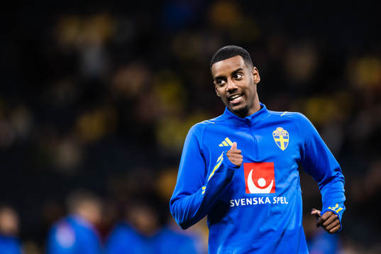 Alexander Isak of Sweden