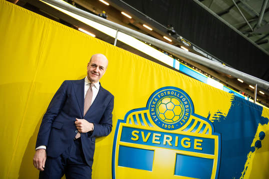 Fredrik Reinfeldt, new president of the Swedish Football