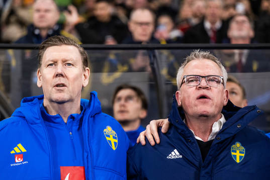 Assistant coach Peter Wettergren and Head coach Janne