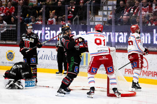 Örebros Kristian Näkyvä och Timrås Magnus Pääjärvi