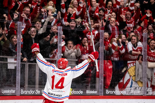 Timrås Emil Pettersson jublar