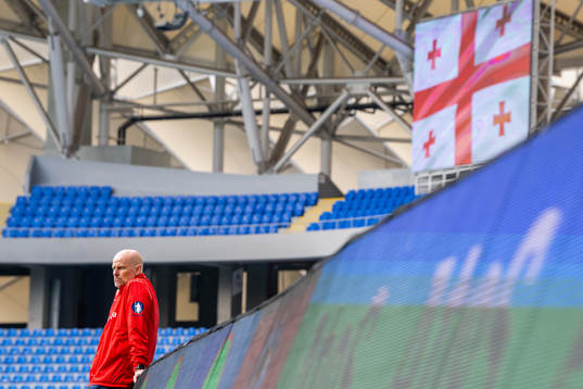 Ståle Solbakken, head coach of the Norwegian national