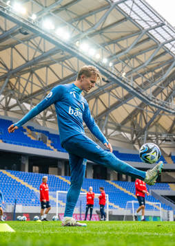 Martin Ødegaard of the Norwegian national football team