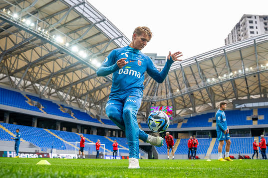 Martin Ødegaard of the Norwegian national football team