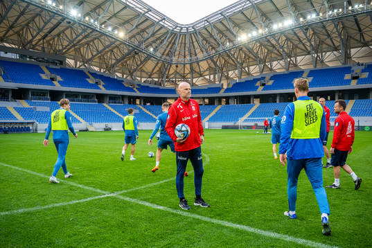 Ståle Solbakken, head coach of the Norwegian national