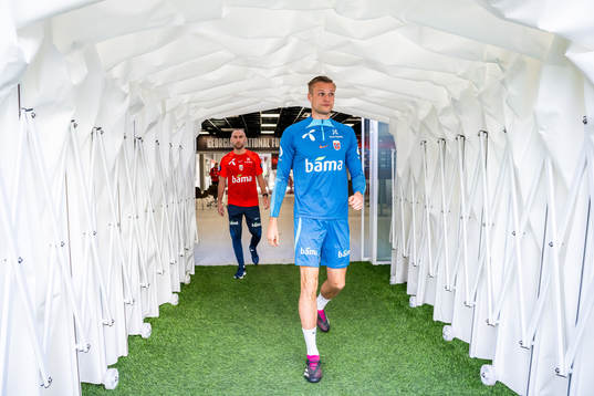 Stian Gregersen of the Norwegian national football team