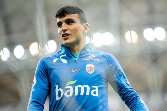 Mohamed Elyounoussi of the Norwegian national football team