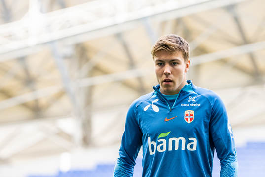 Fredrik André Bjørkan of the Norwegian national football