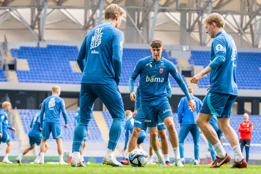 Jørgen Strand Larsen of the Norwegian national football