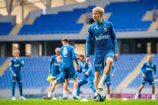 Birger Meling of the Norwegian national football team