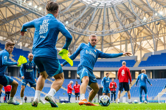 Julian Ryerson of the Norwegian national football team