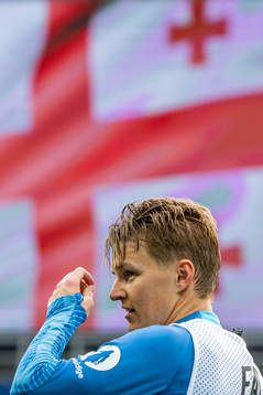 Martin Ødegaard of the Norwegian national football team