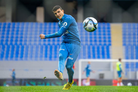 Mohamed Elyounoussi of the Norwegian national football team