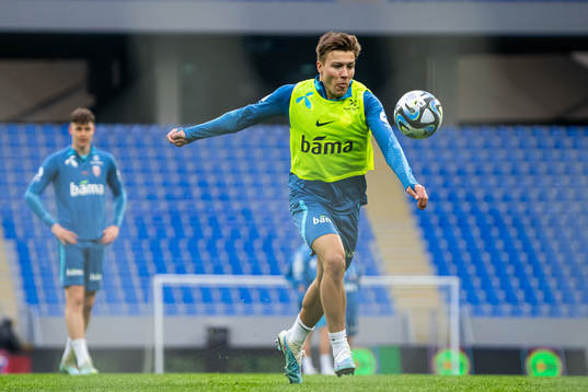 Fredrik André Bjørkan of the Norwegian national football