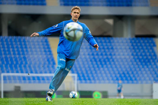 Ola Solbakken of the Norwegian national football team
