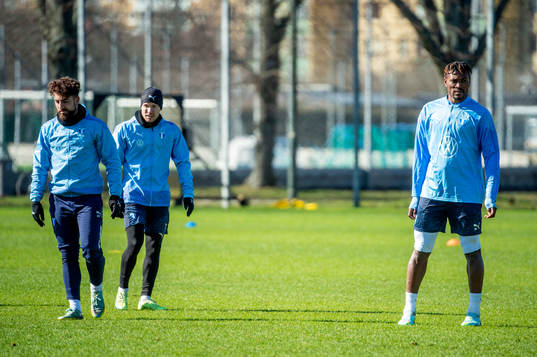 Oscar Lewicki och Samuel Kotto
