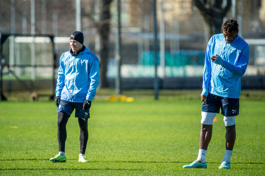 Oscar Lewicki och Samuel Kotto