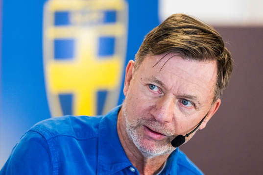 Head coach Peter Gerhardsson of the Swedish women's
