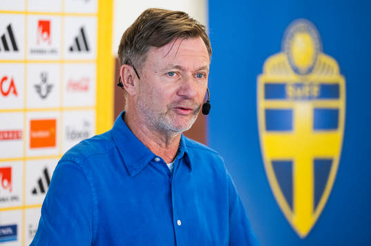 Head coach Peter Gerhardsson of the Swedish women's
