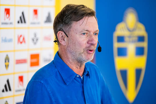 Head coach Peter Gerhardsson of the Swedish women's