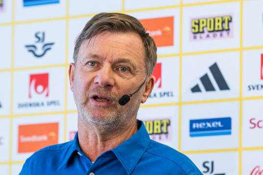 Head coach Peter Gerhardsson of the Swedish women's