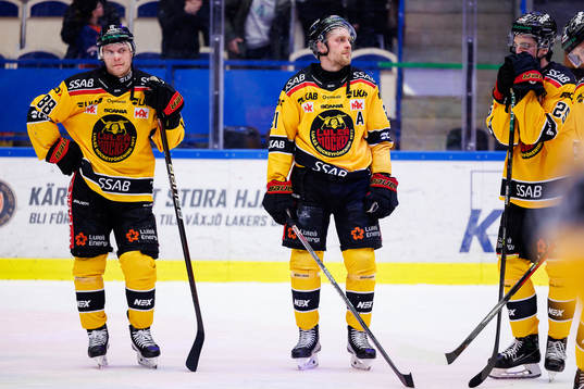 Luleås Joonas Rask och Juhani Tyrväinen deppar