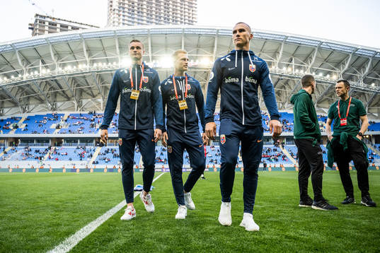 Stian Gregersen, Andreas Hanche-Olsen and Leo Skiri