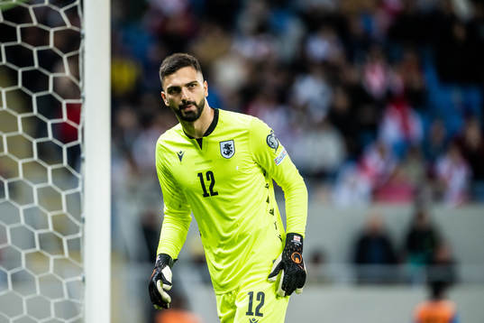 goalkeeper Giorgi Mamardashvili of Georgia