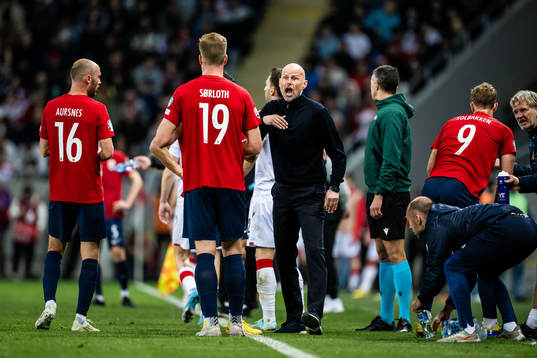 Head coach Ståle Solbakken of Norway