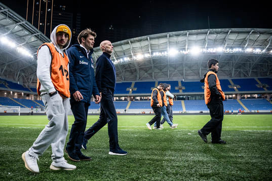 Head coach Ståle Solbakken of Norway