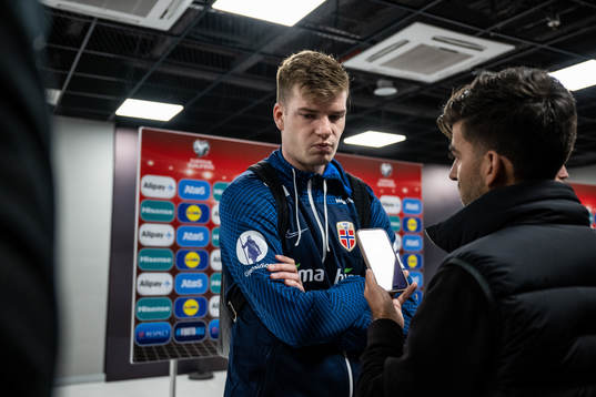 Alexander Sørloth of Norway