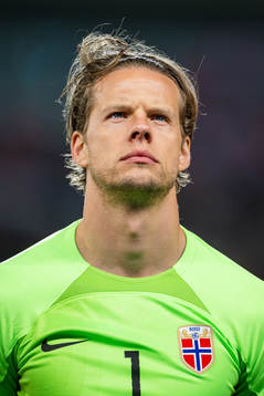 Goalkeeper Ørjan Håskjold Nyland of Norway