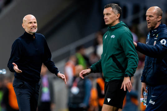 Ståle Solbakken, head coach of Norway, and Brede