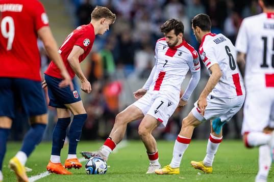 Marcus Holmgren Pedersen of Norway and Khvicha