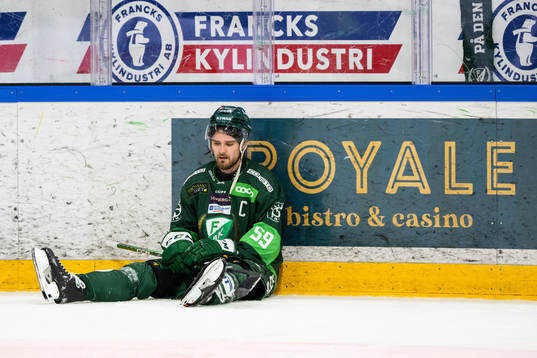 Färjestads Linus Johansson deppar