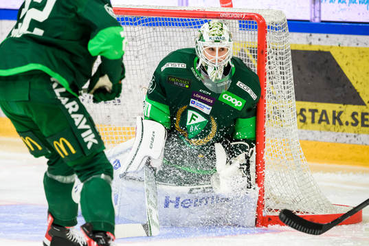 Färjestads målvakt Matthew Tomkins