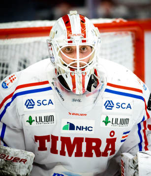 Timrås målvakt Jacob Johansson