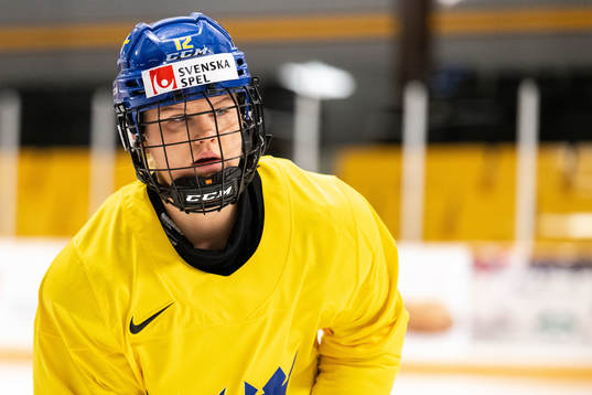 Maja Nylén-Persson of Sweden at a practice session