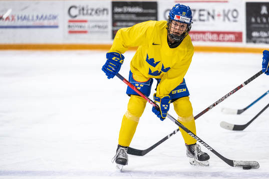 Sofie Lundin of Sweden at a practice session
