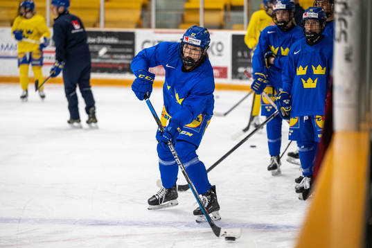 Hanna Thuvik of Sweden at a practice session