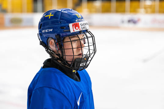 Lisa Johansson of Sweden at a practice session