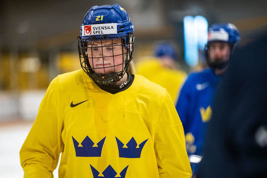 Lova Blom of Sweden at a practice session