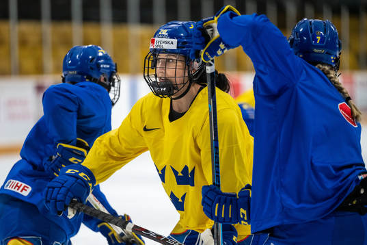 Fanny Rask of Sweden at a practice session